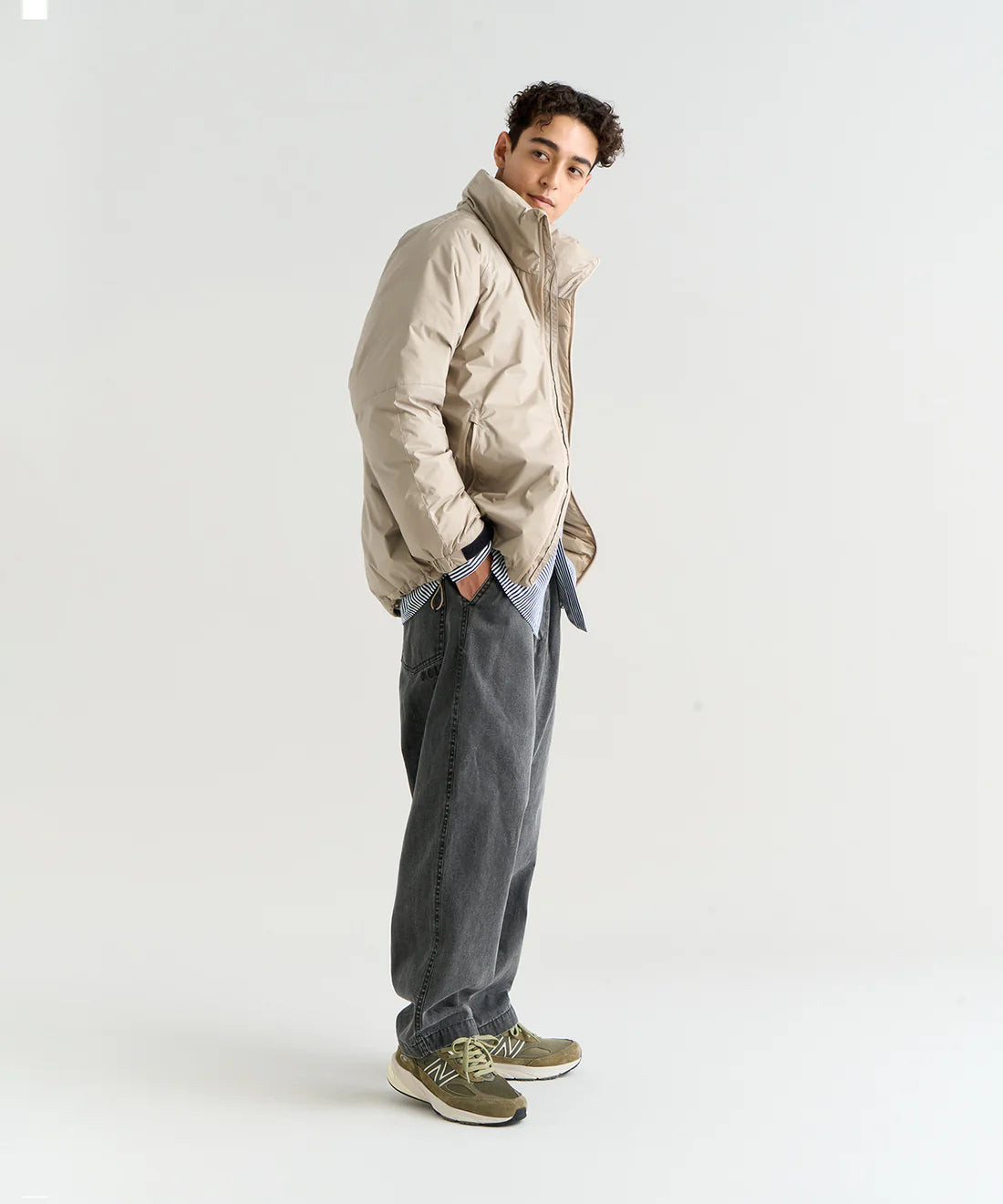 NANGA AURORA TEX STAND COLLAR DOWN JACKET