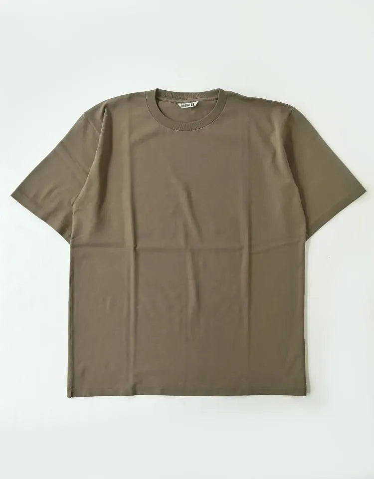AURALEE LUSTER PLAITING TEE