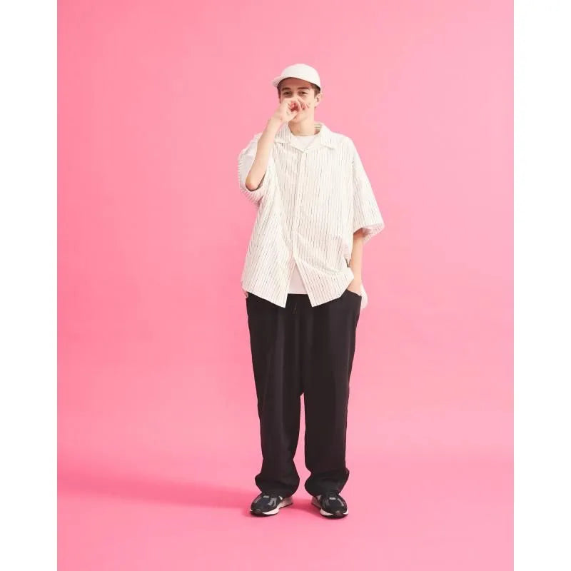 S.F.C (STRIPES FOR CREATIVE) WIDE TAPERED EASY PANTS