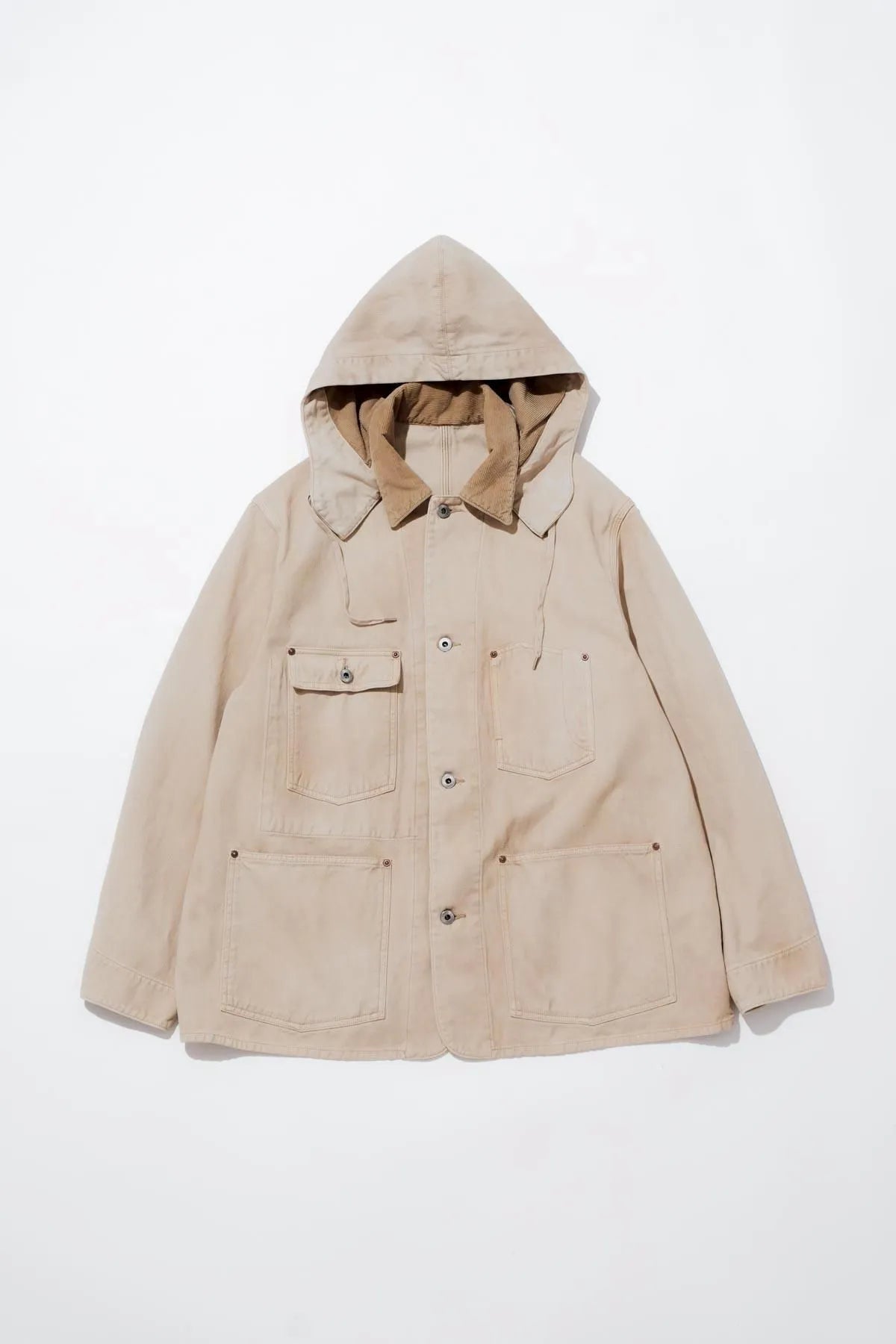 A.PRESSE Vintage Silk Hemp Coverall Jacket – unexpected store