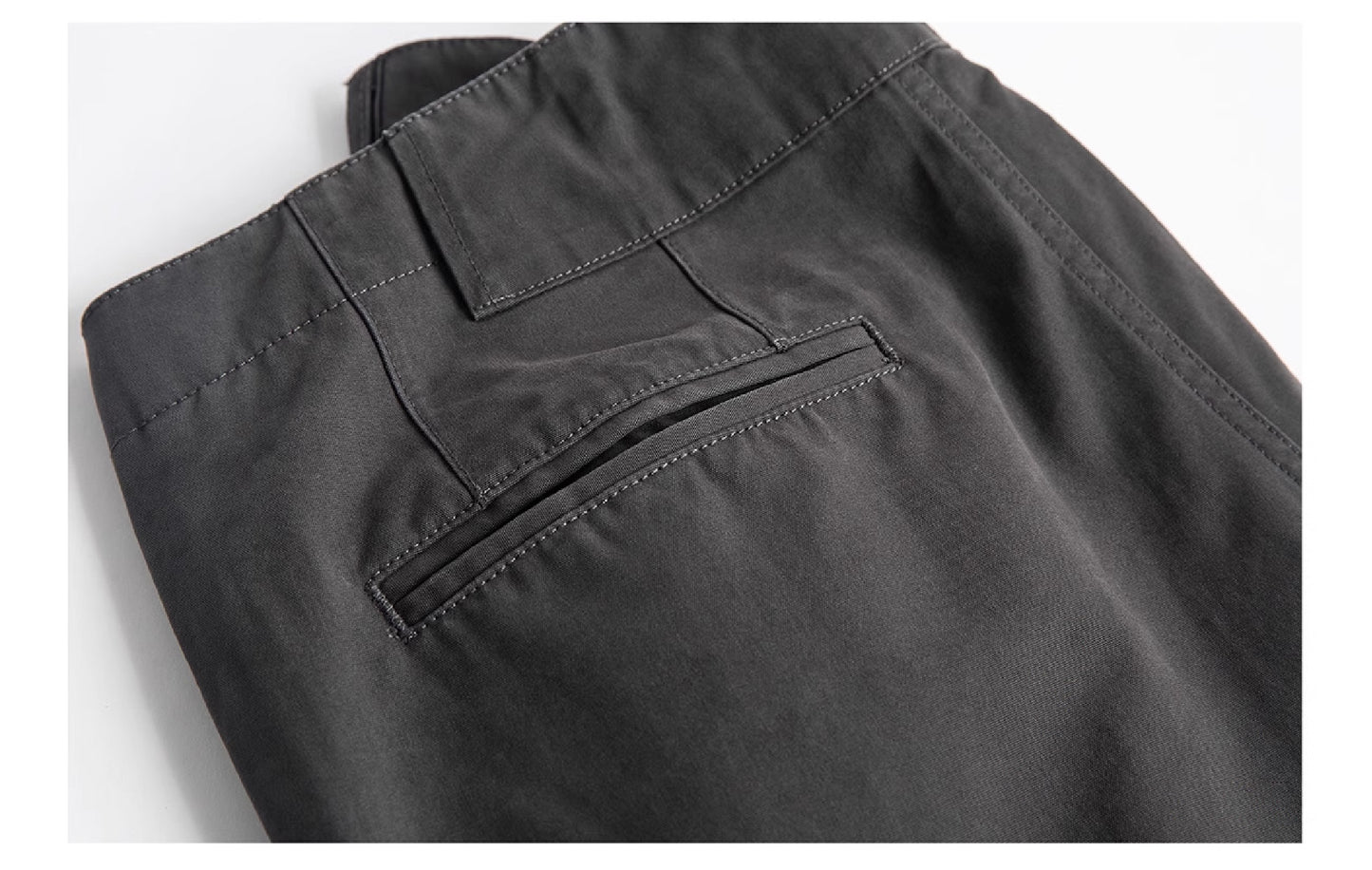 Burcs Three Ply Wide Tuck Chino Pants