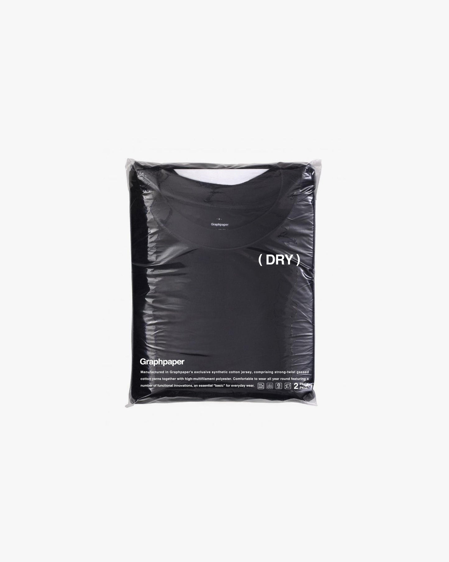 Graphpaper DRY 2-Pack Crew Neck Tee