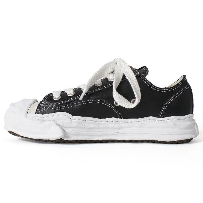 Maison MIHARA YASUHIRO HANK Original Sole Lowcut Leather Sneaker Black