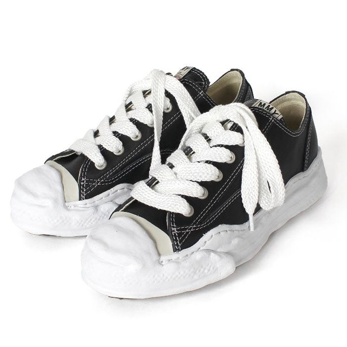 Maison MIHARA YASUHIRO HANK Original Sole Lowcut Leather Sneaker Black