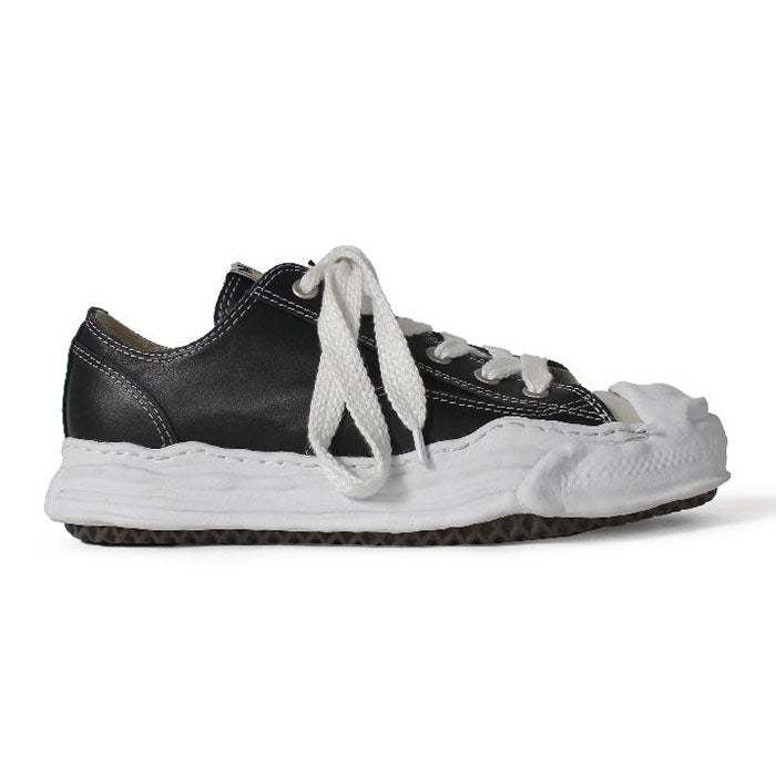 Maison MIHARA YASUHIRO HANK Original Sole Lowcut Leather Sneaker Black