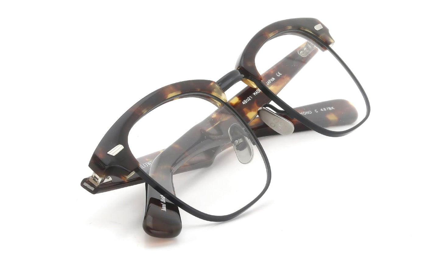 YELLOWS PLUS EYEGLASS FRAME KENT Asian Havana/Black