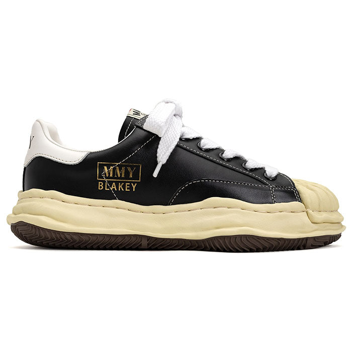 Maison MIHARA YASUHIRO BLAKEY Low Vintage Original Sole Leather Lowtop Sneaker Black