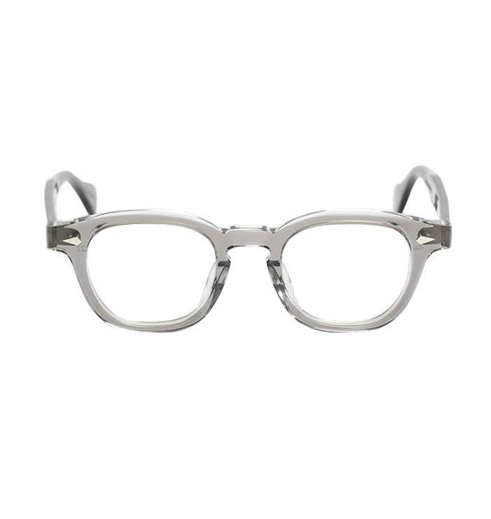 JULIUS TART OPTICAL AR Eyeglass Frame Grey Crystal II – unexpected