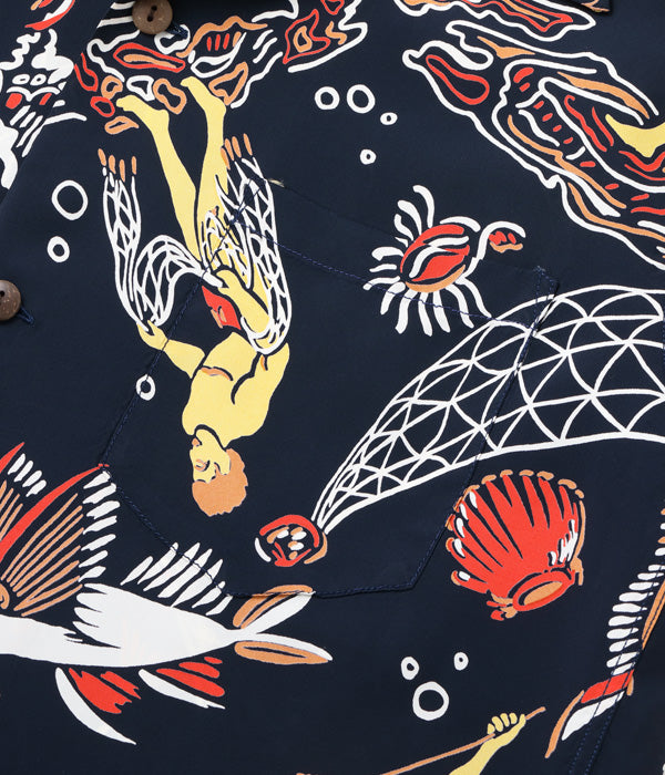 SUN SURF KEONI OF HAWAII “WAIKIKI REEF” by JOHN MEIGS