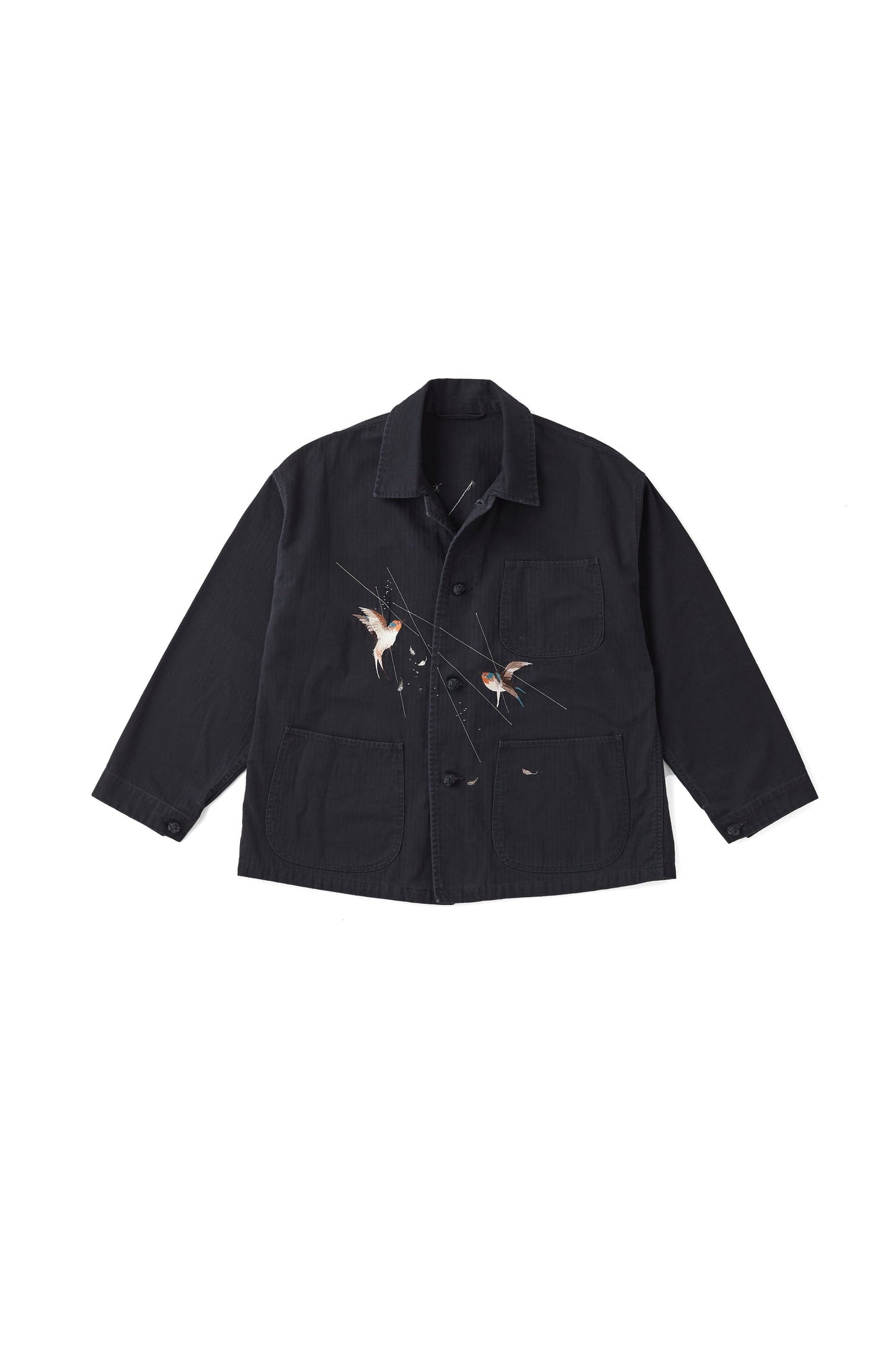 OLD JOE & CO. PATINA HERRINGBONE SOUVENIR JACKET