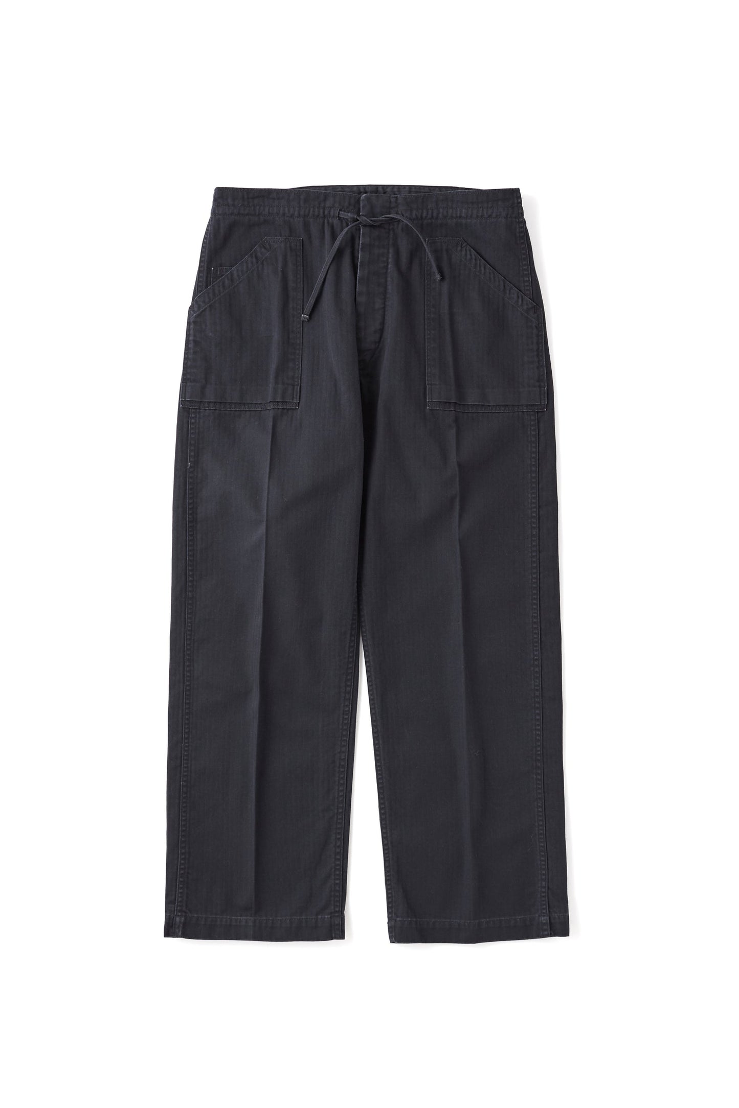OLD JOE & CO. PATINA HERRINGBONE GATHERING TROUSER