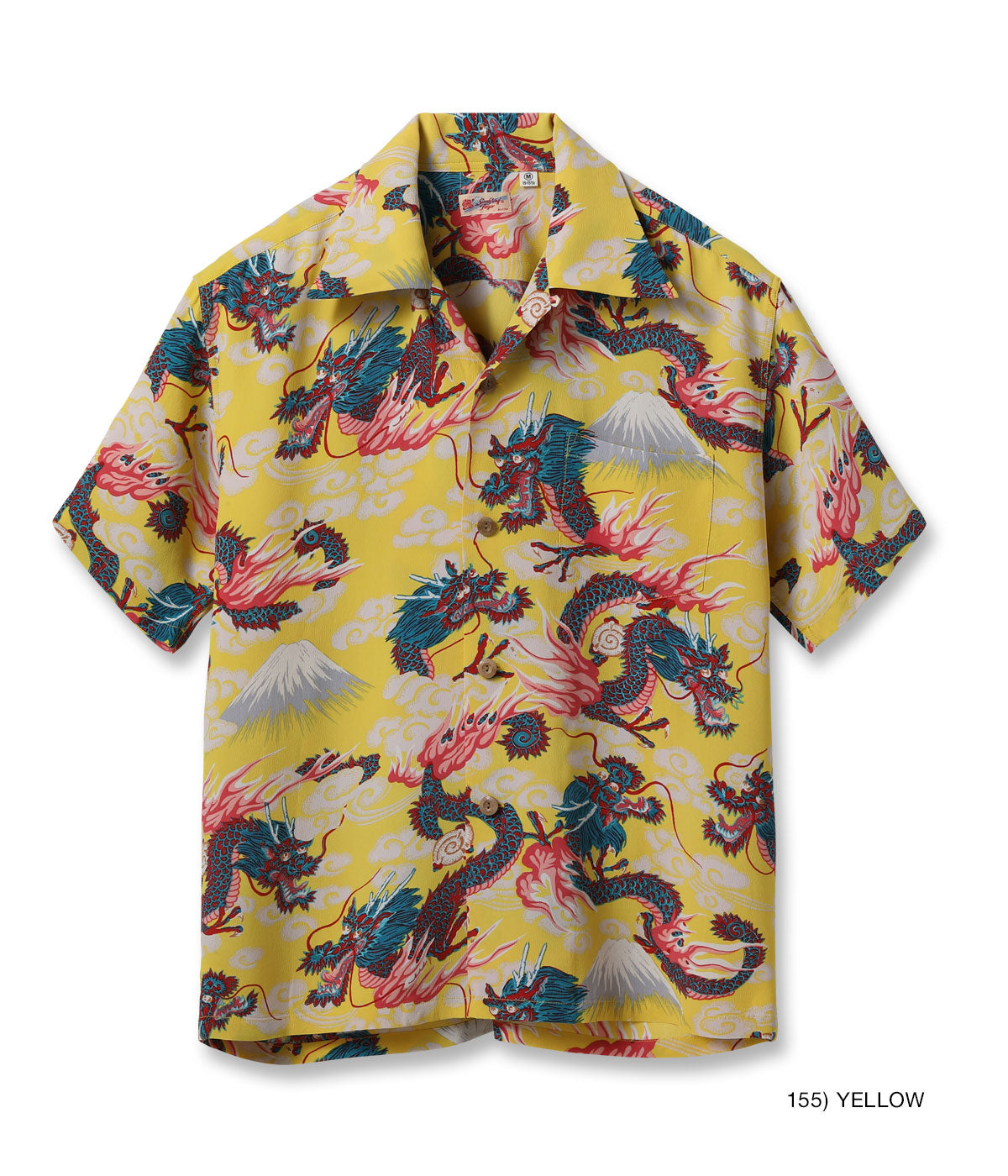 SUN SURF RAYON HAWAIIAN SHIRT “TEAM OF DRAGONS”