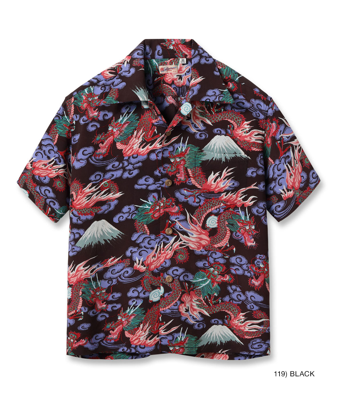 SUN SURF RAYON HAWAIIAN SHIRT “TEAM OF DRAGONS”