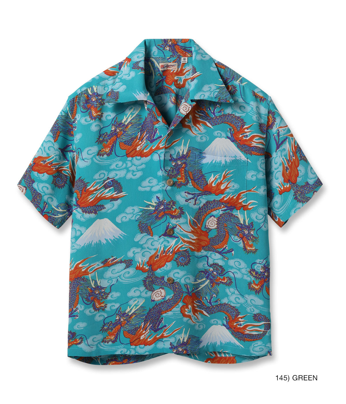 SUN SURF RAYON HAWAIIAN SHIRT “TEAM OF DRAGONS”