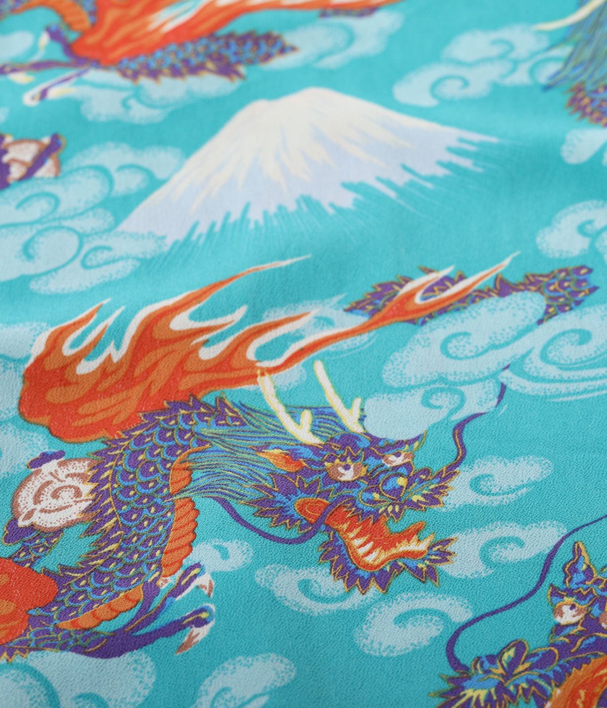 SUN SURF RAYON HAWAIIAN SHIRT “TEAM OF DRAGONS”