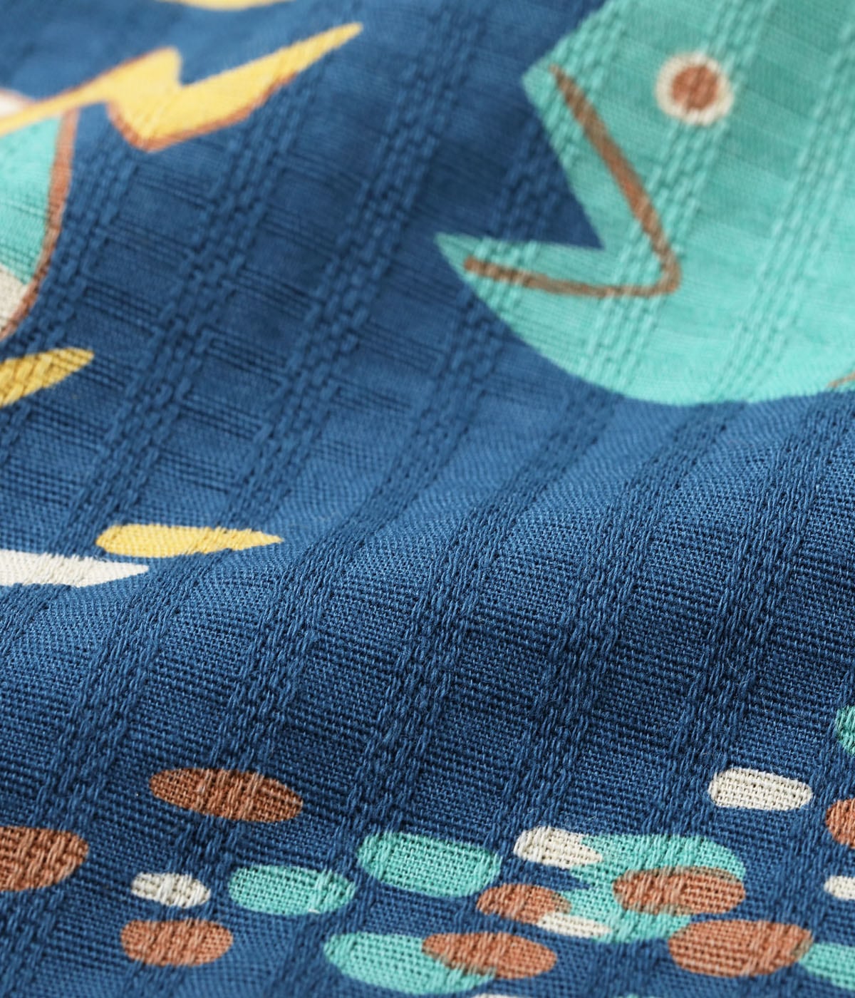 SUN SURF DOBBY COTTON OPEN SHIRT “OCEAN ACTIVITIES” by 柳原良平 with MOOKIE