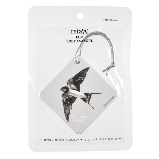 retaW Fragrance Car Tag TSUBAME