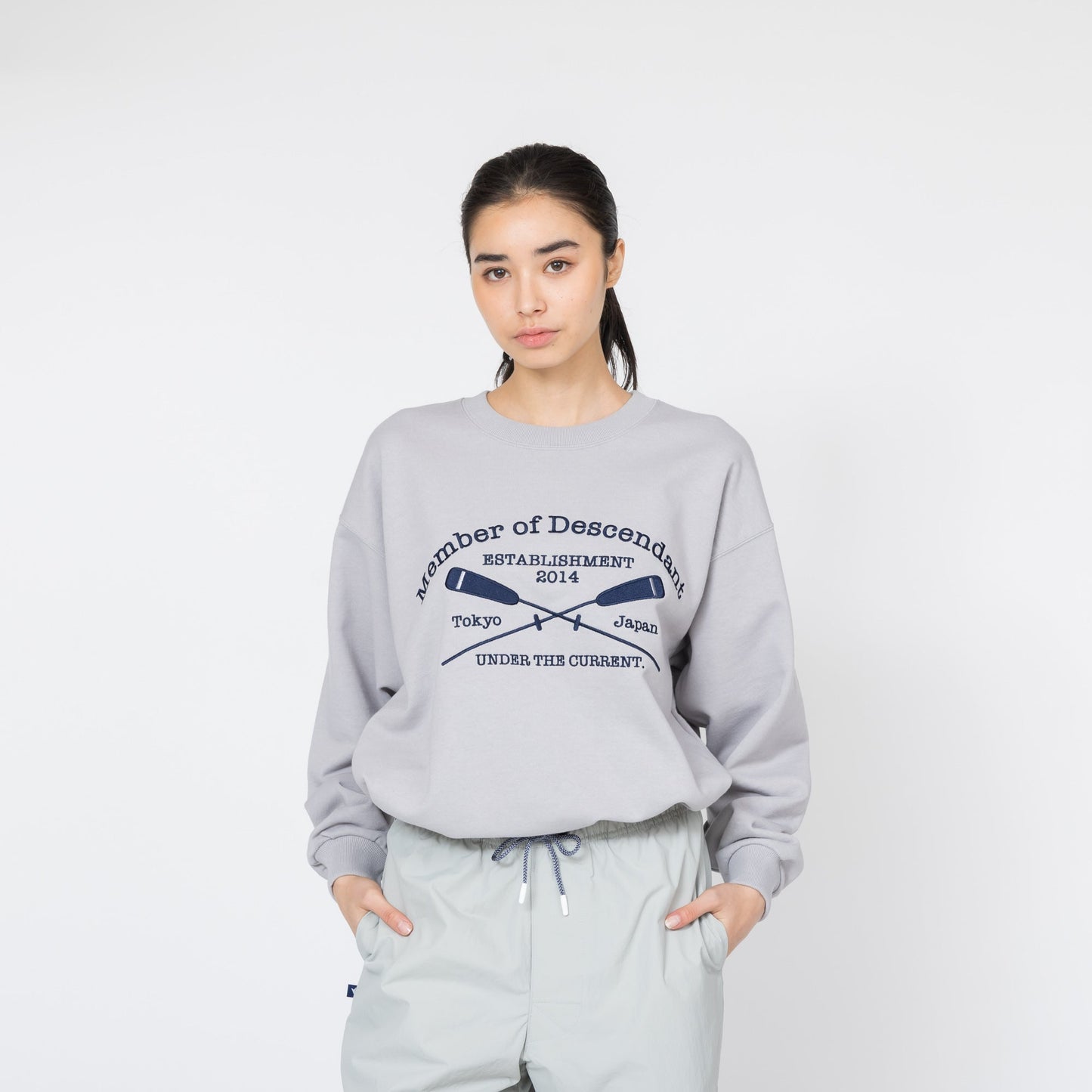 DESCENDANT CROSS PADDLE CREW NECK