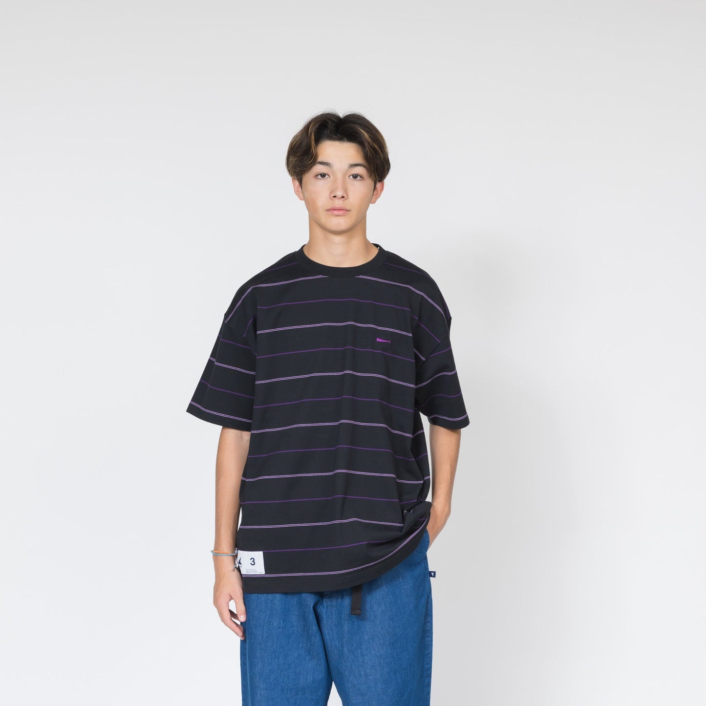 DESCENDANT HORIZONTAL MULTI STRIPE SS