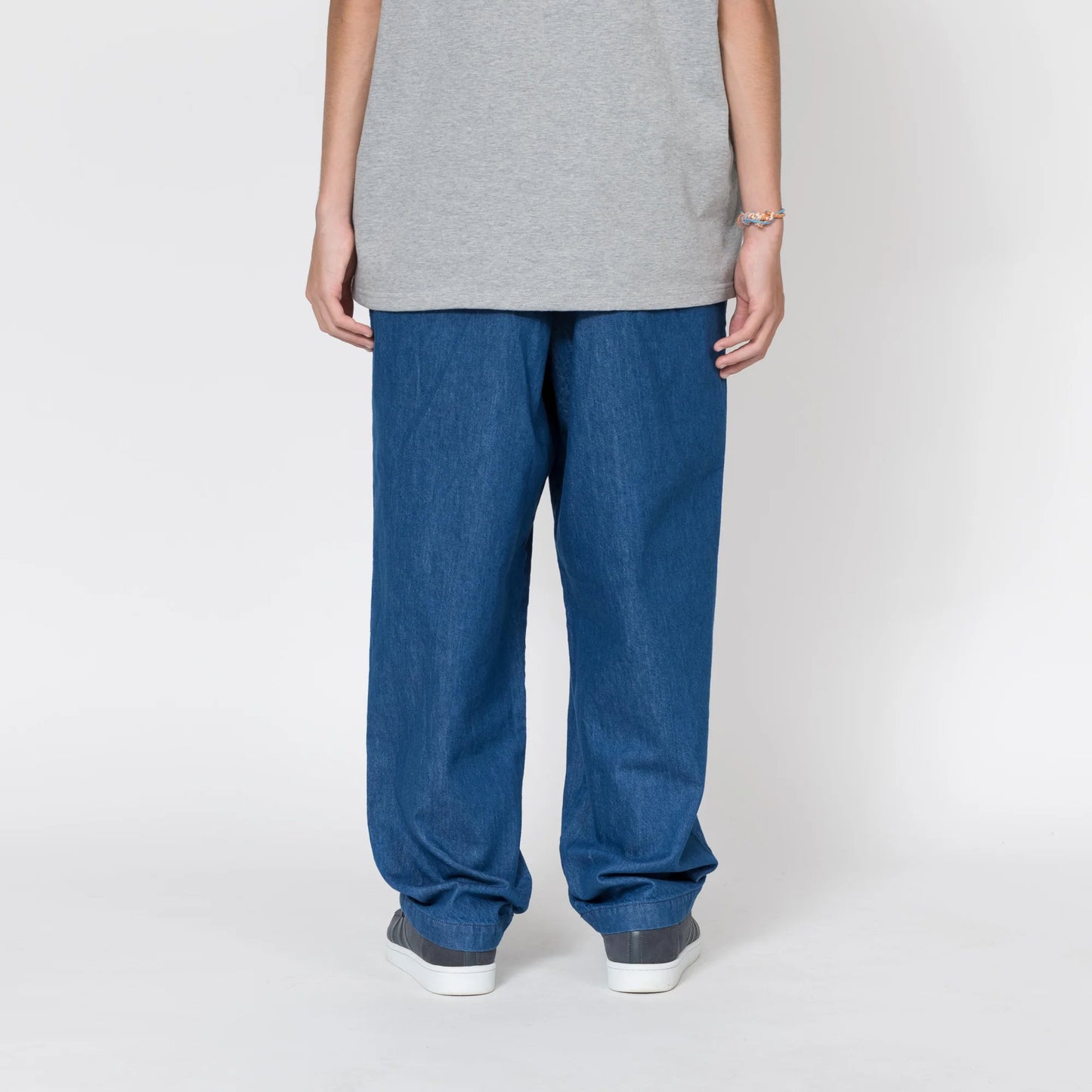 DESCENDANT CLASP DENIM TROUSERS