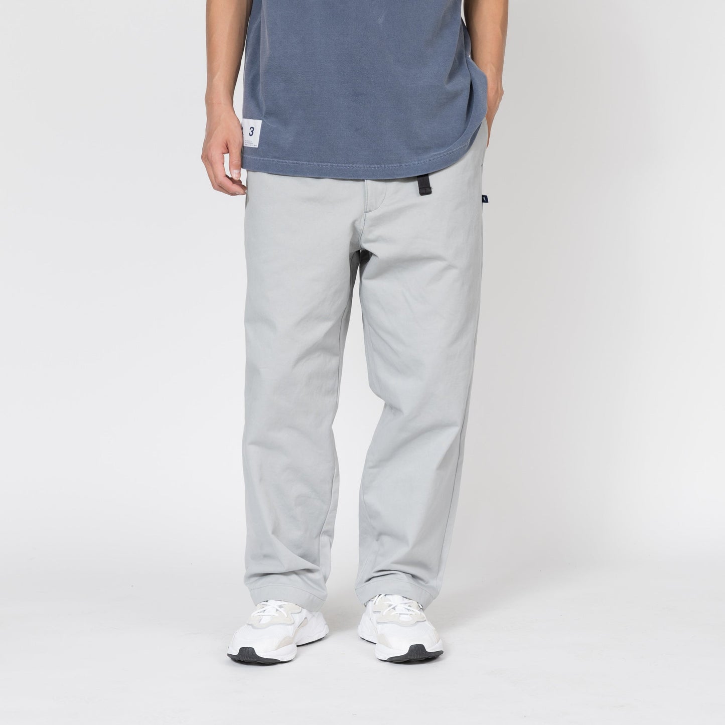 DESCENDANT CLASP TWILL TROUSERS