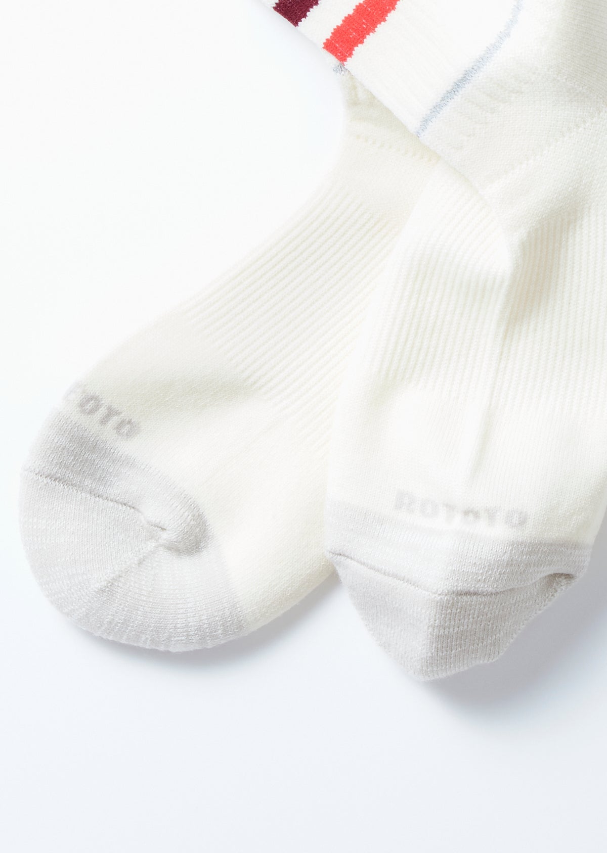 RoToTo ALLROUNDER ”2 STRIPE MERINO CREW”