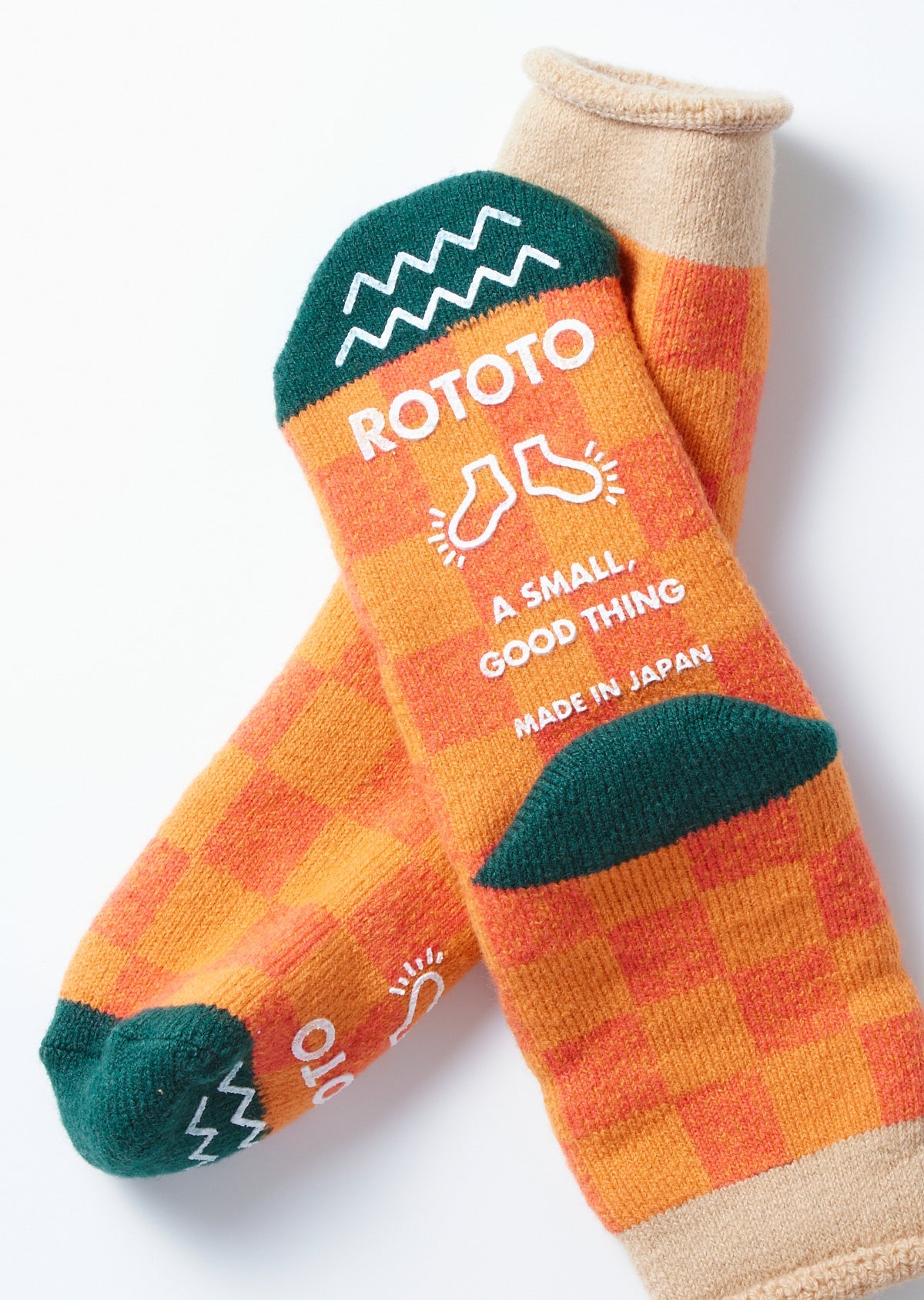 RoToTo PILE ROOM SOCKS ”CHECKERBOAD”