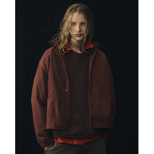 A.PRESSE Vintage Attached Hood Sweat Parka