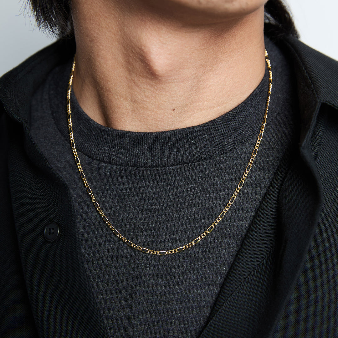 XOLO JEWELRY Flat Link Necklace -Double-