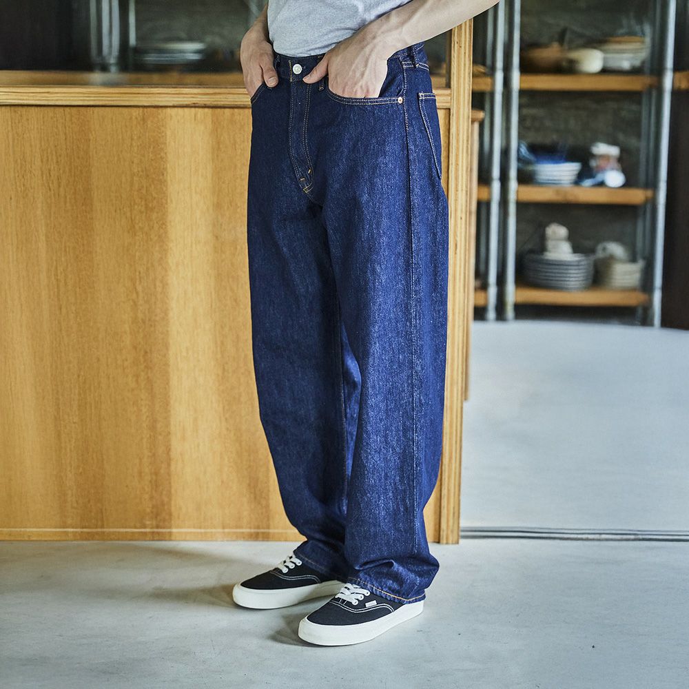 orSlow 101 DAD’S FIT DENIM PANTS