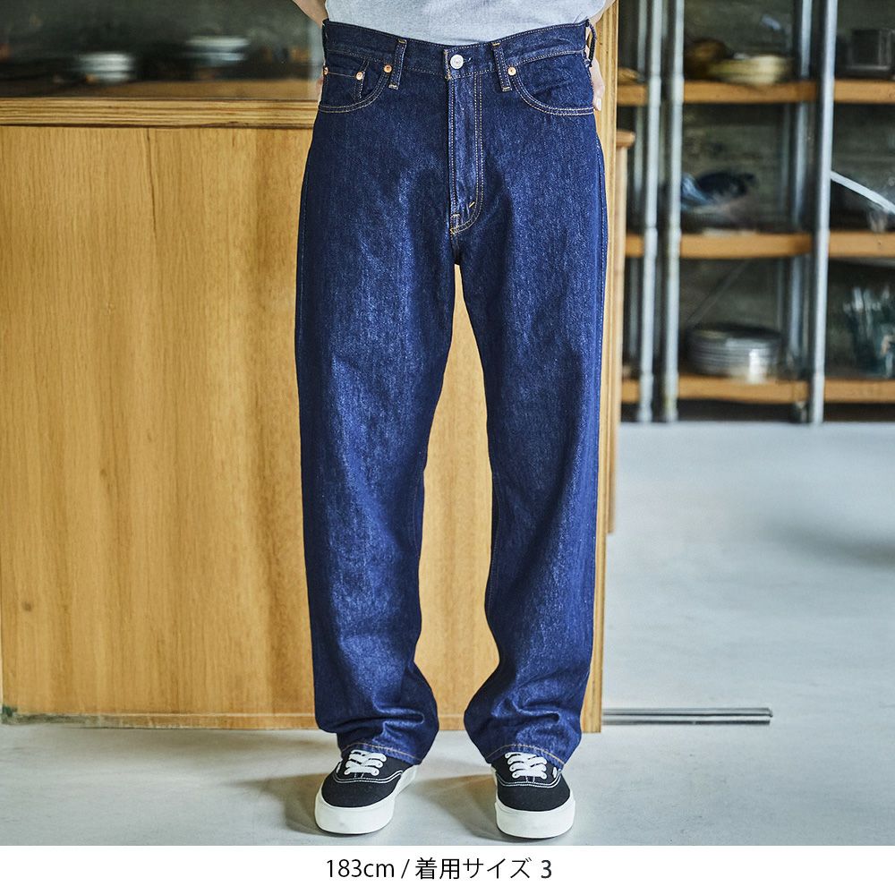 orSlow 101 DAD’S FIT DENIM PANTS