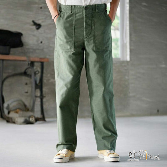 orSlow US ARMY FATIGUE PANTS Green