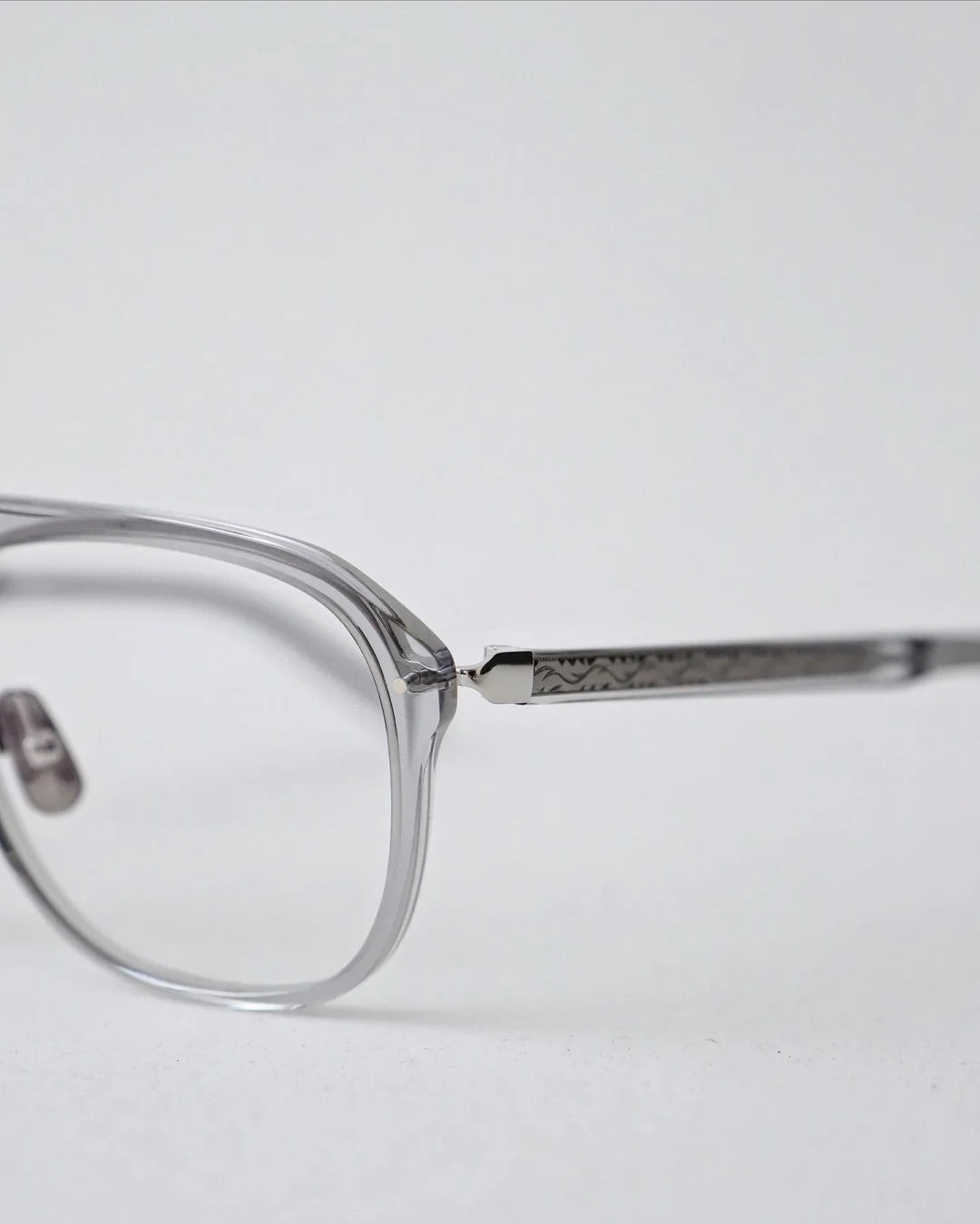 YELLOWS PLUS STAN EYEGLASS FRAME Phanton Gray/Silver