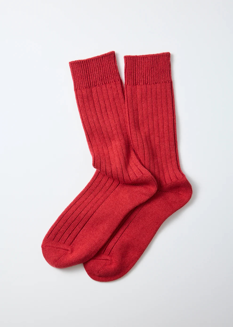 RoToTo COTTON WOOL RIBBED CREW SOCKS