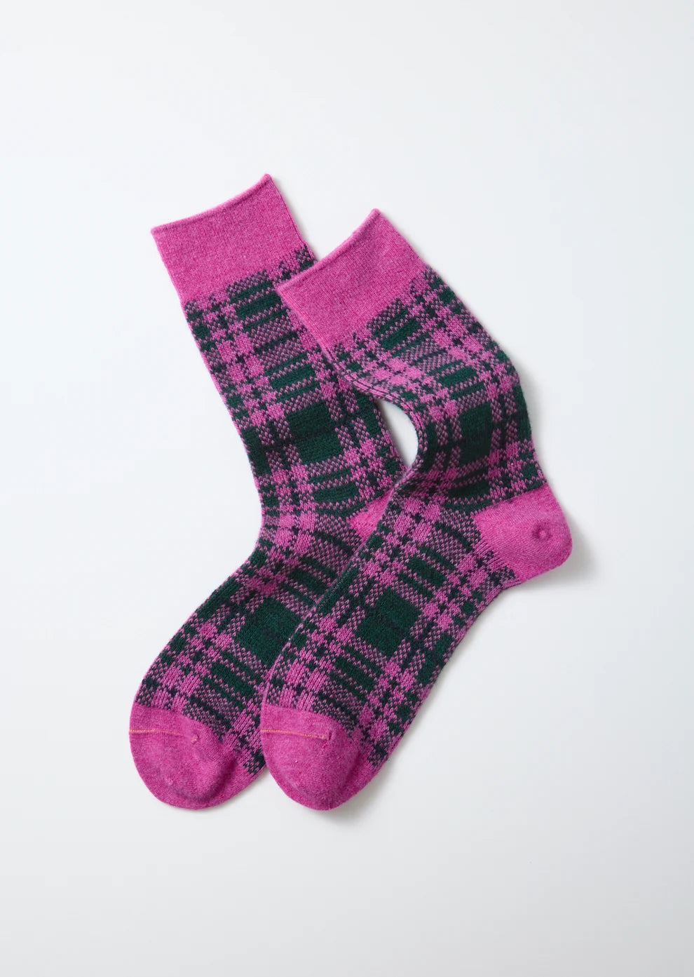 RoToTo CHECK PATTERN MERINO SOCKS