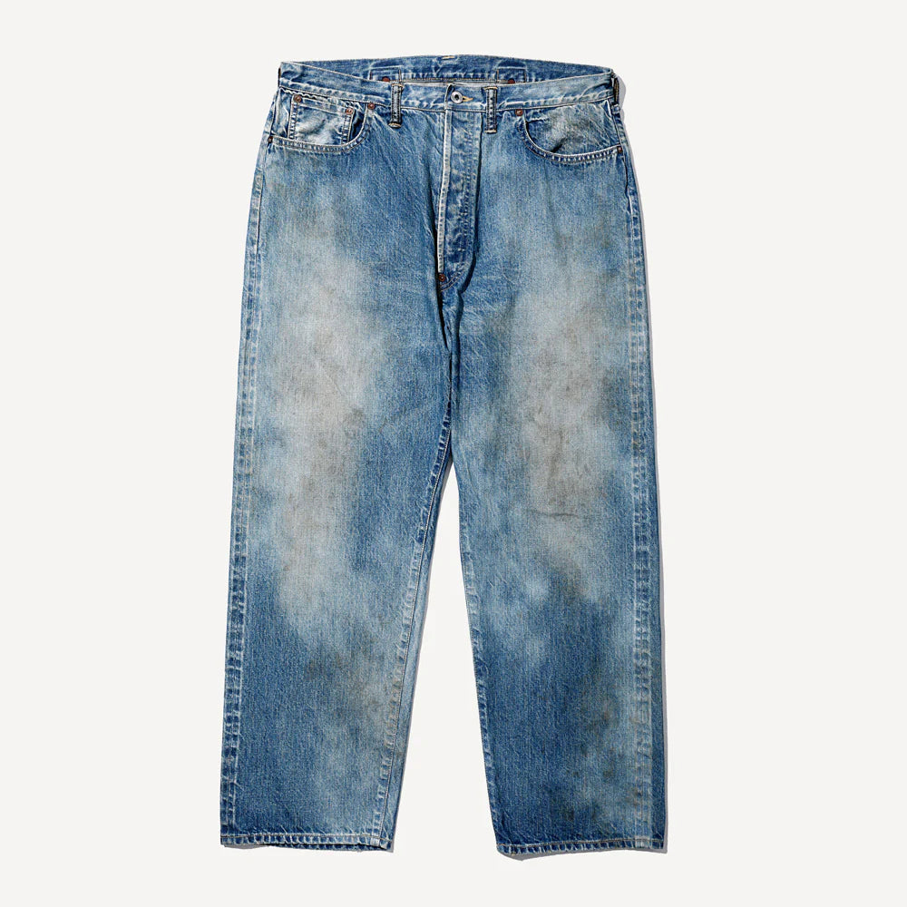 A.PRESSE No.37 Washed Wide Denim Pants (INDIGO) – unexpected store