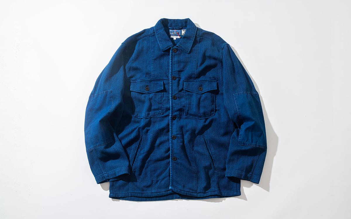 BLUE BLUE JAPAN Casezomesashico Fatigue Shirt