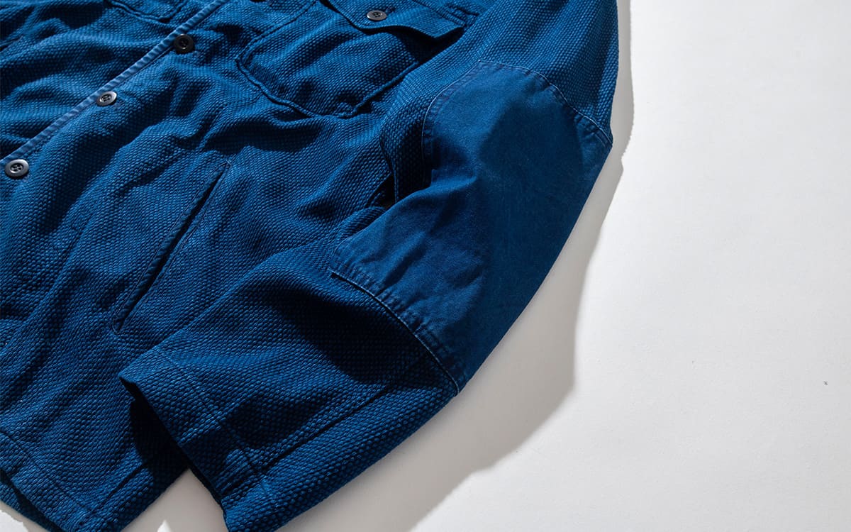 BLUE BLUE JAPAN Casezomesashico Fatigue Shirt
