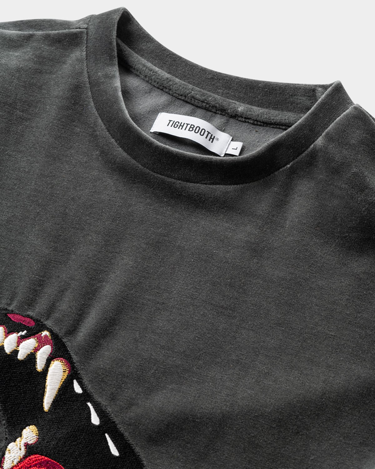 TIGHTBOOTH BITE VELOUR 3/4 SLEEVE TEE