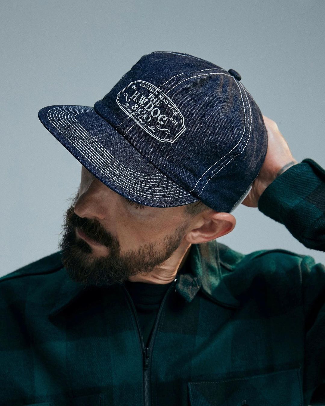 THE H.W.DOG&CO TRUCKER CAP-D