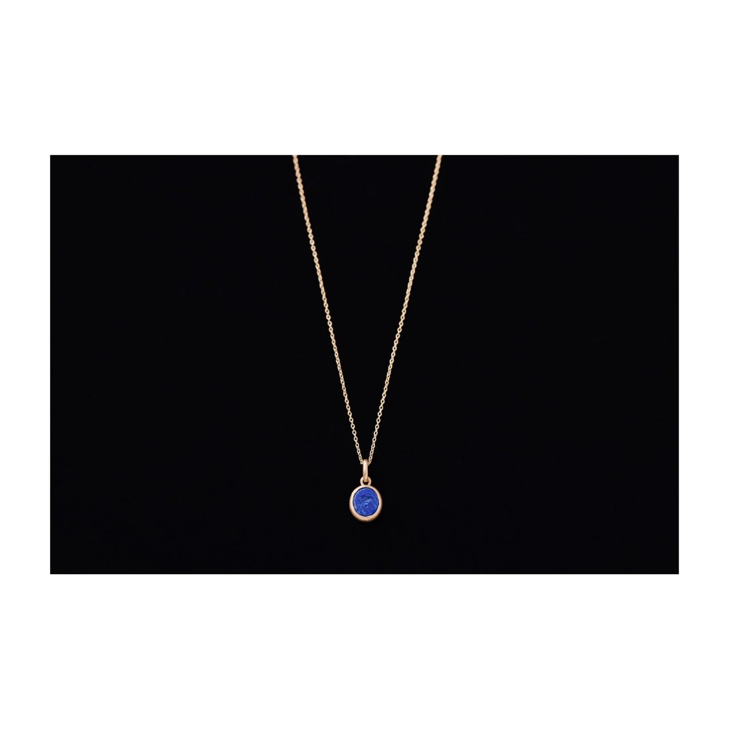 Porter Classic INTAGLIO GOLD NECKLACE LAPLIS