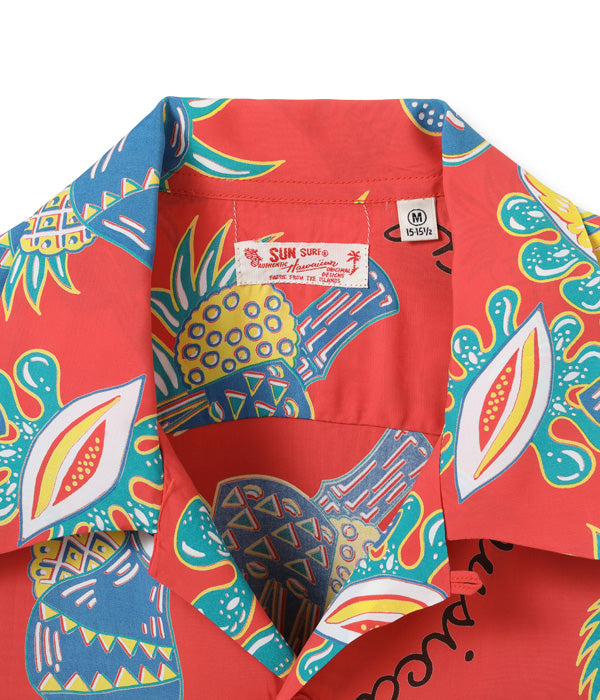 SUN SURF RAYON HAWAIIAN SHIRT “HAWAII MUSICAL”