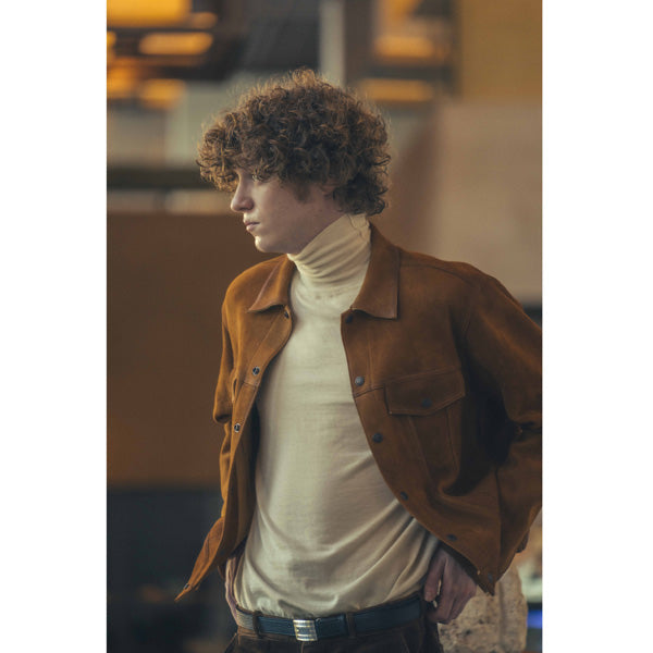 A.PRESSE 3rd Type Suede Jacket
