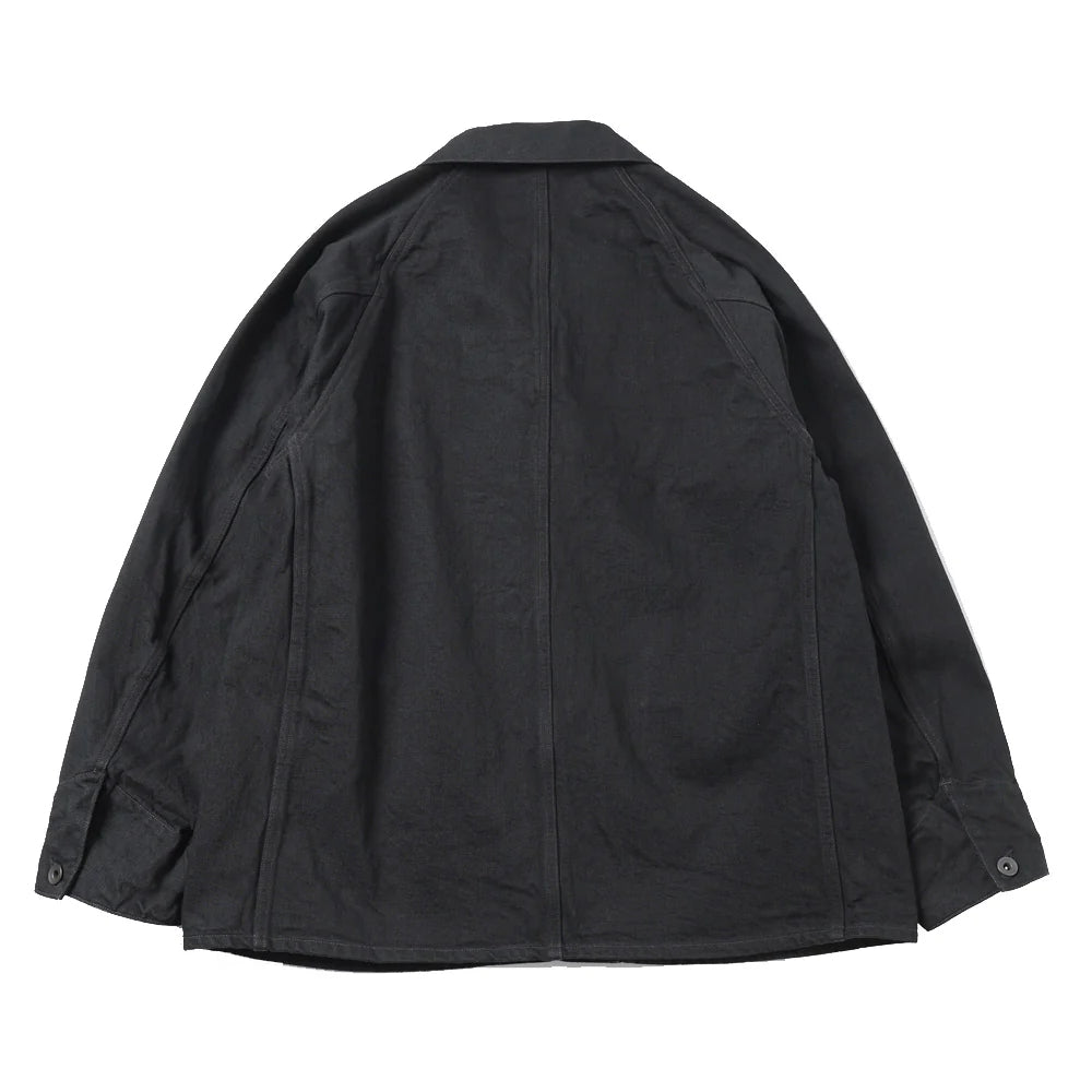 COMOLI Black Denim Work Jacket