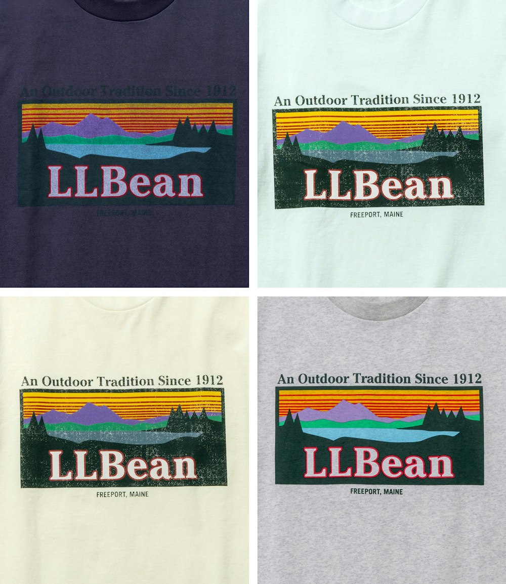 L.L.Bean JAPAN EDITION Women's Morrill Short-Sleeve Katahdin Logo Tee