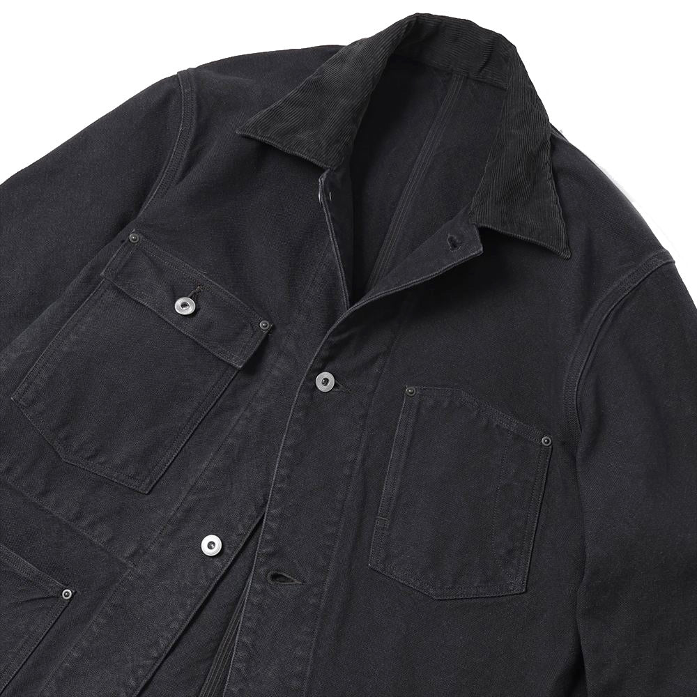 A.PRESSE Vintage Silk Hemp Coverall Jacket