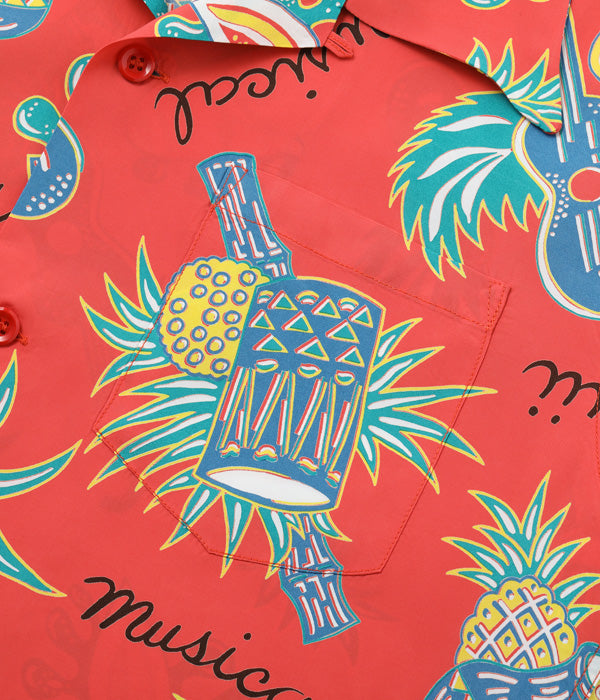SUN SURF RAYON HAWAIIAN SHIRT “HAWAII MUSICAL”