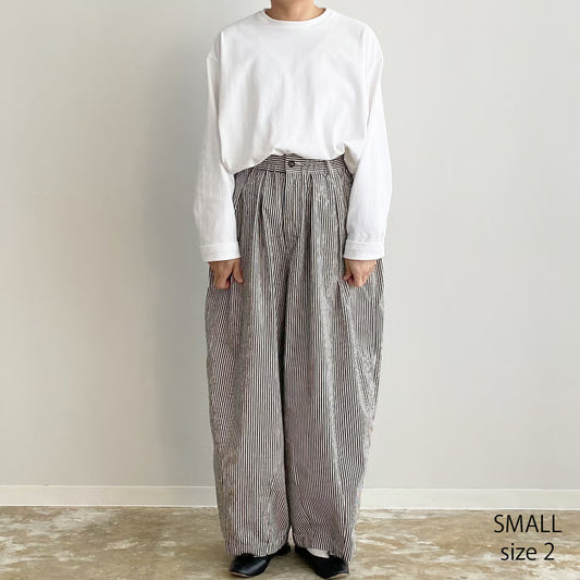 HARVESTY STRIPES CIRCUS PANTS