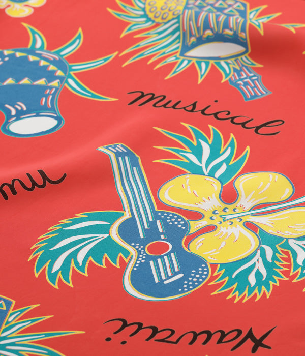 SUN SURF RAYON HAWAIIAN SHIRT “HAWAII MUSICAL”