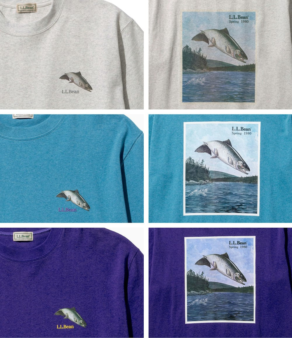 L.L.Bean JAPAN EDITION Bean's 1980 Short-Sleeve Catalog Trout Tee